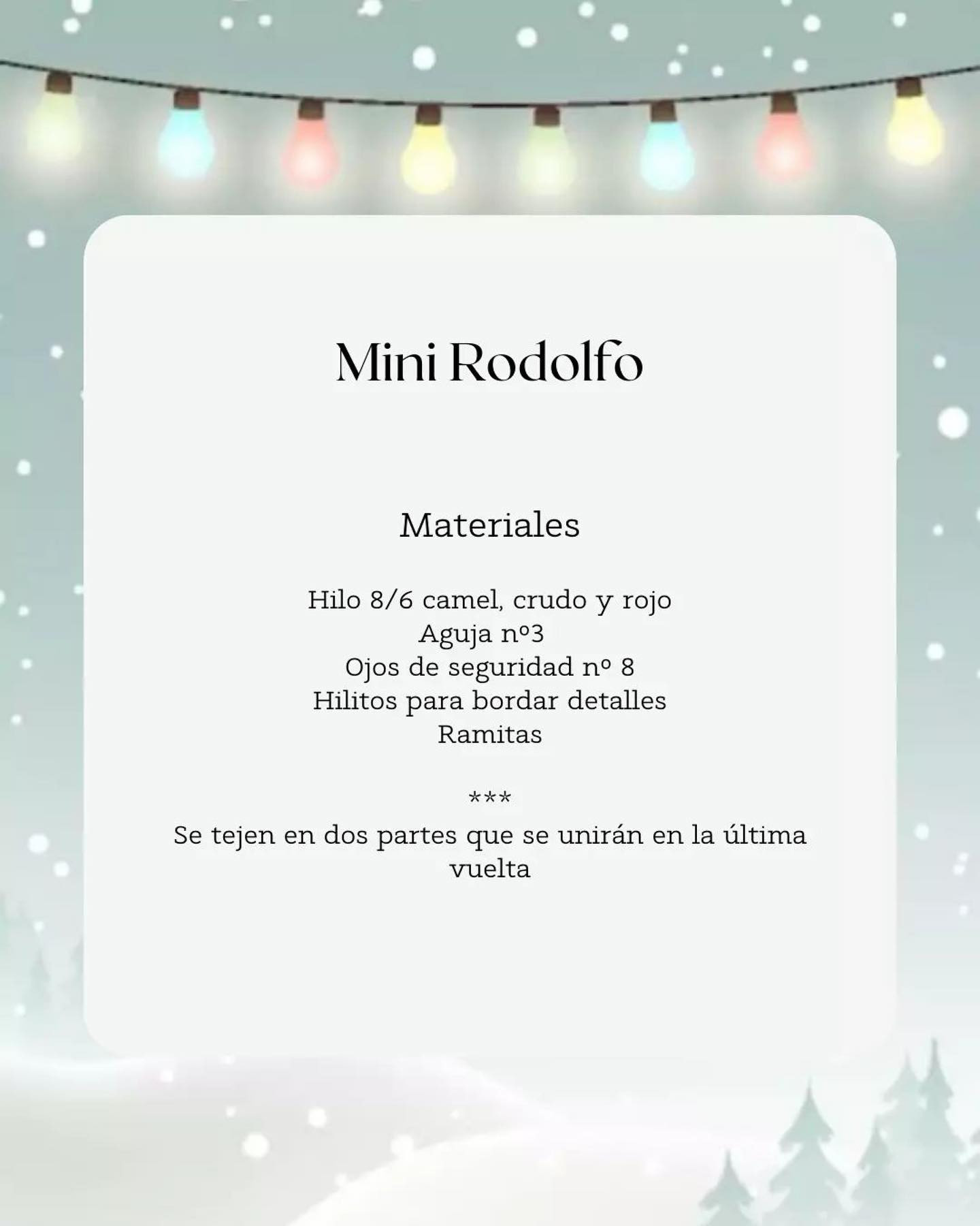 Reno navideño de crochet con bufanda roja encantadora