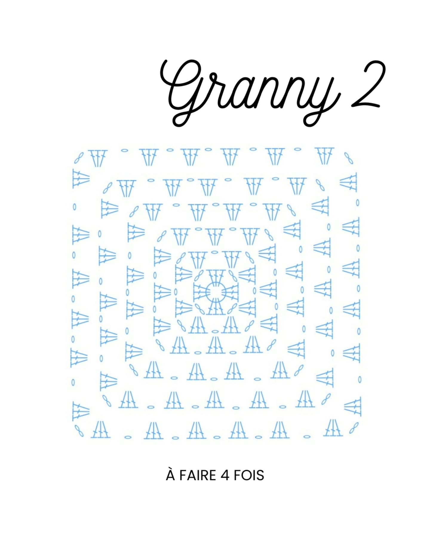 Sac à tricot en granny carré pour débutants