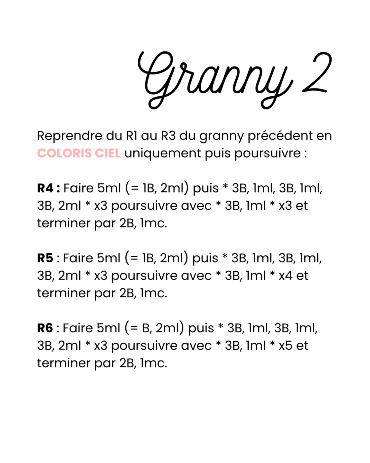 Sac à tricot en granny carré pour débutants