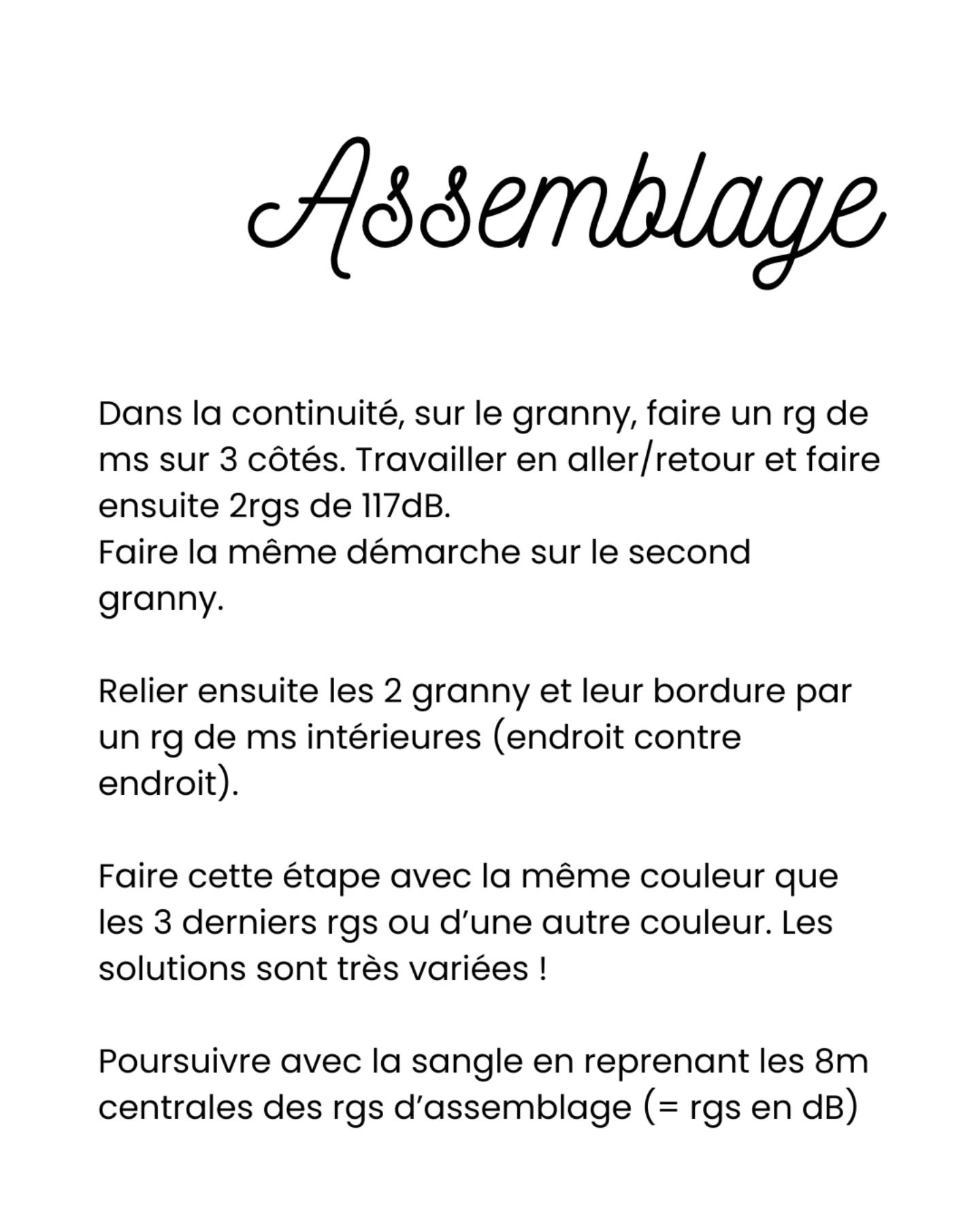 Sac en crochet granny carré pour débutants