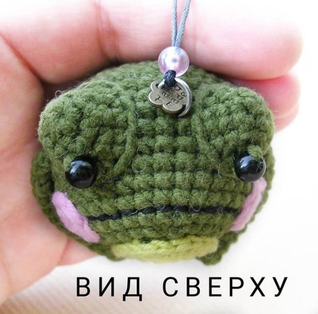 Счастливая лягуха - бесплатный узор для вязания