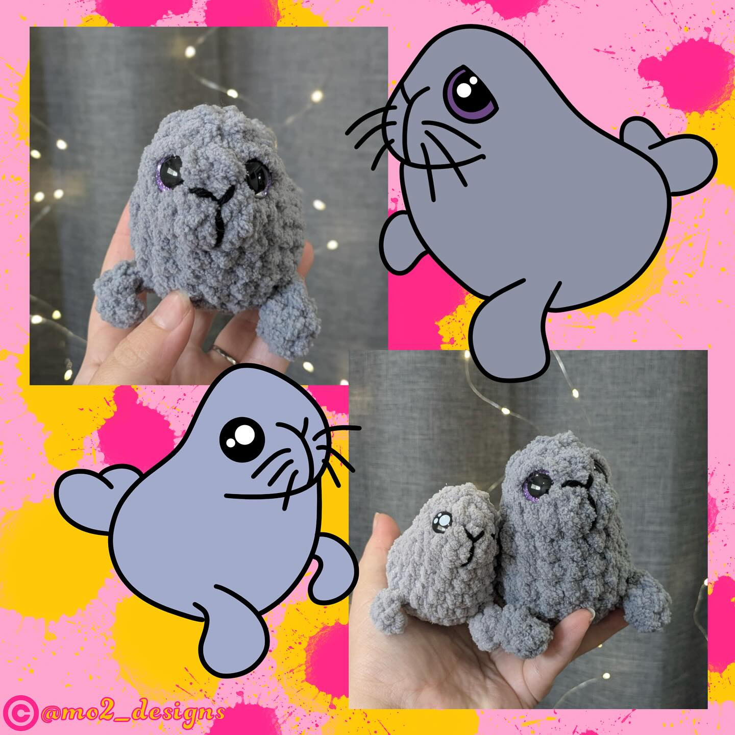 Seal Nugget No-Sew Crochet Free Pattern Guide
