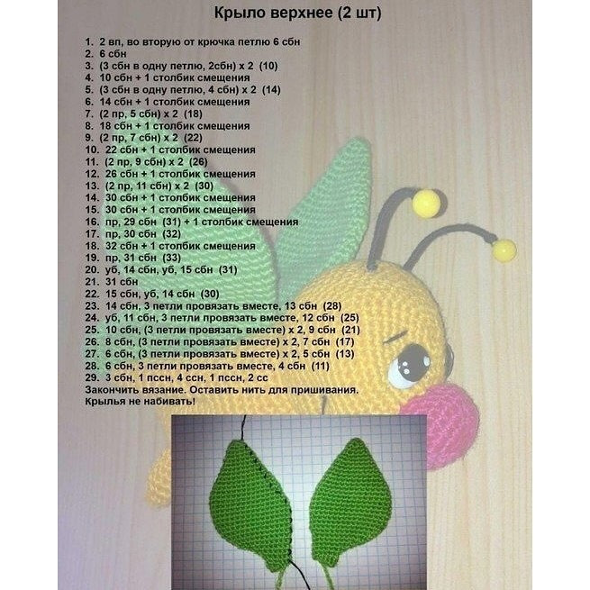 Схема вязания крючком: забавная бабочка для начинающих
