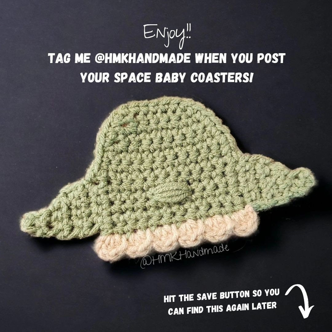 Space Baby Coaster Free Crochet Pattern by HMKHandmade