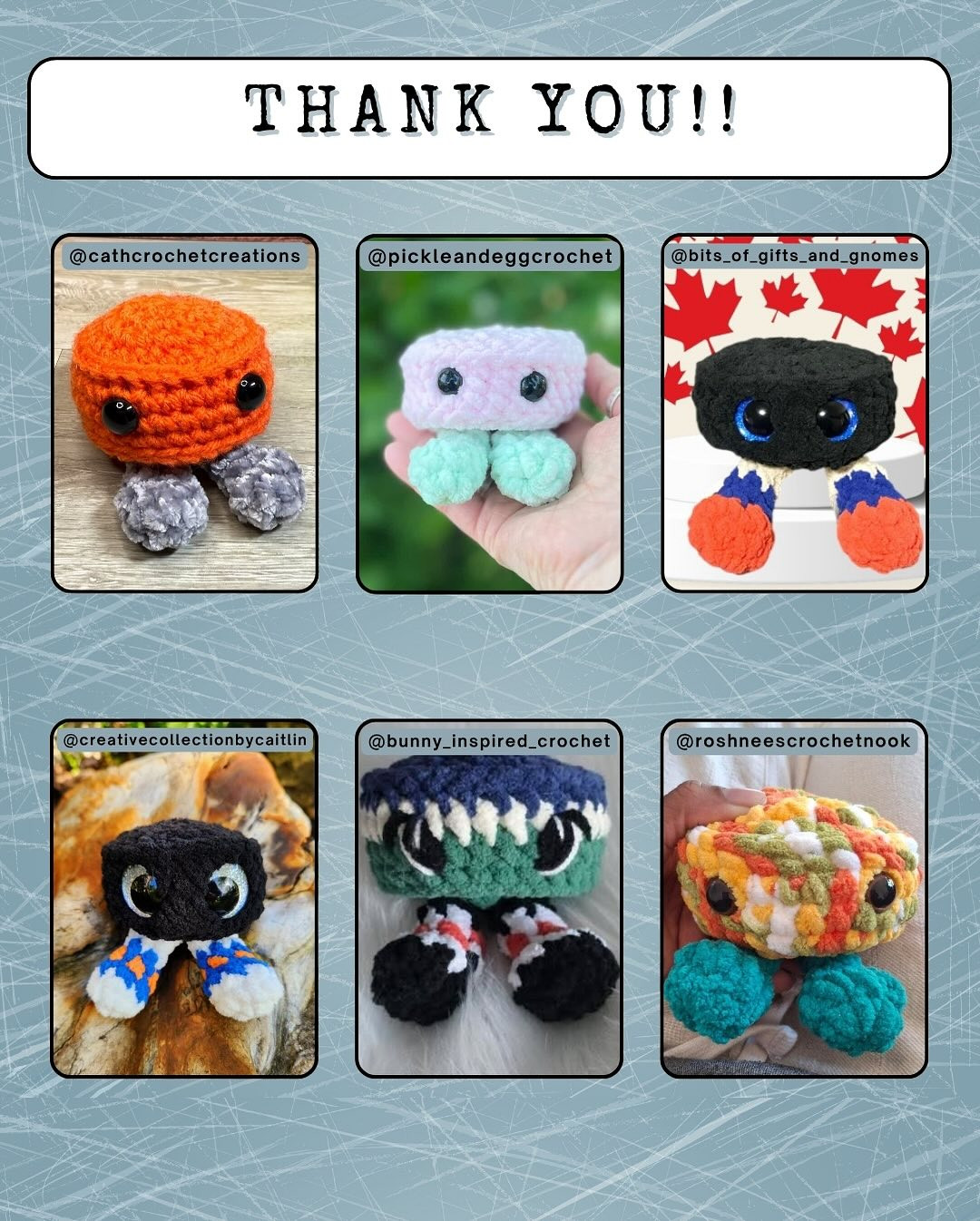 Stanley the Puck Crochet Pattern for Hockey Fans