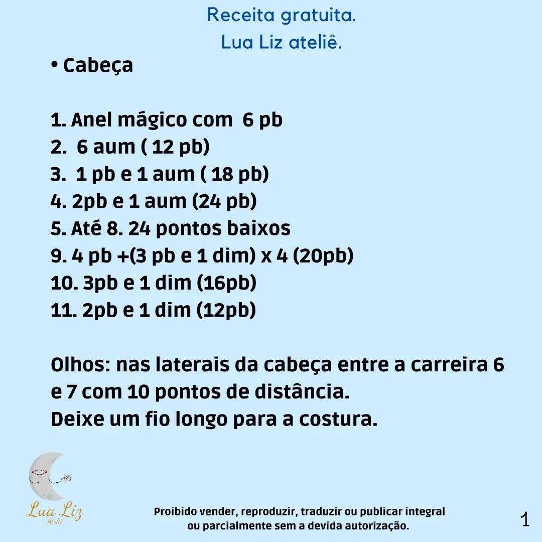 Tartaruguinha de Crochê: Receita Gratuita para Amigurumi
