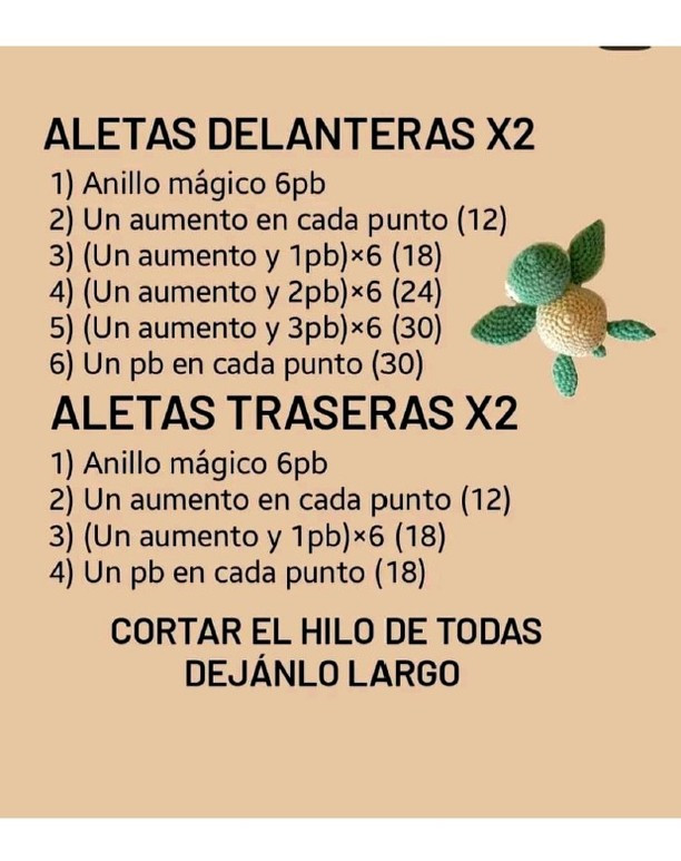 Tortugas Amigurumi: Patrón Gratis para Principiantes