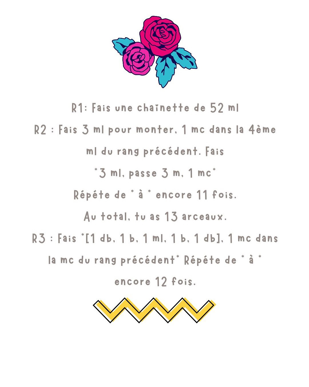 Tuto crochet : faire une rose facilement
