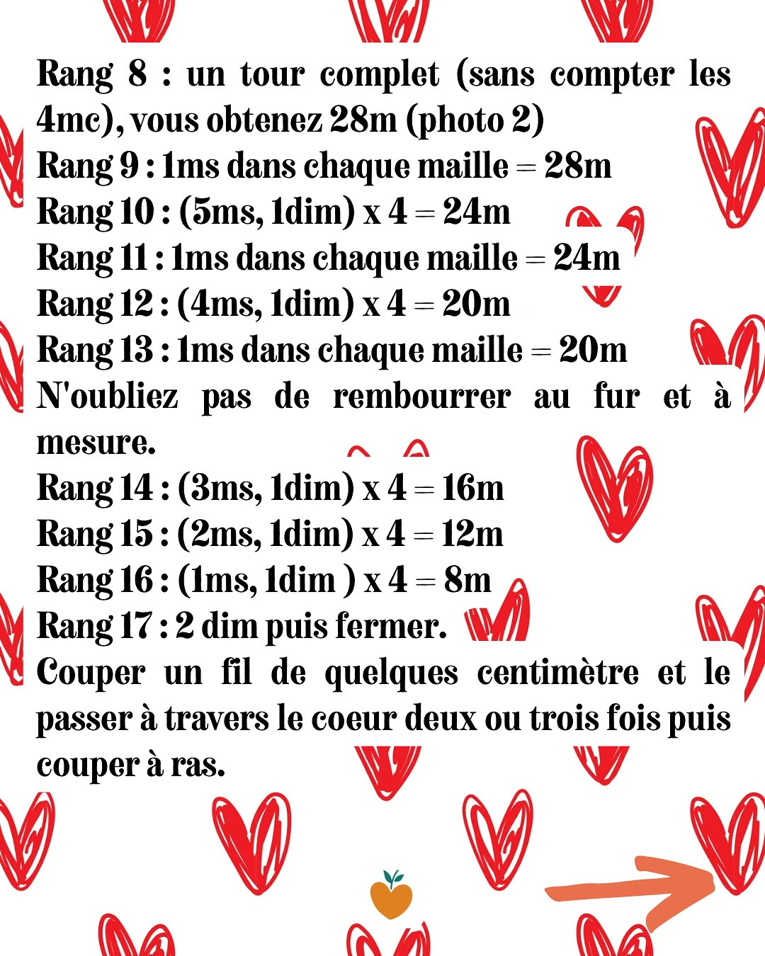 Tuto crochet pour créer des cœurs en laine doux et colorés