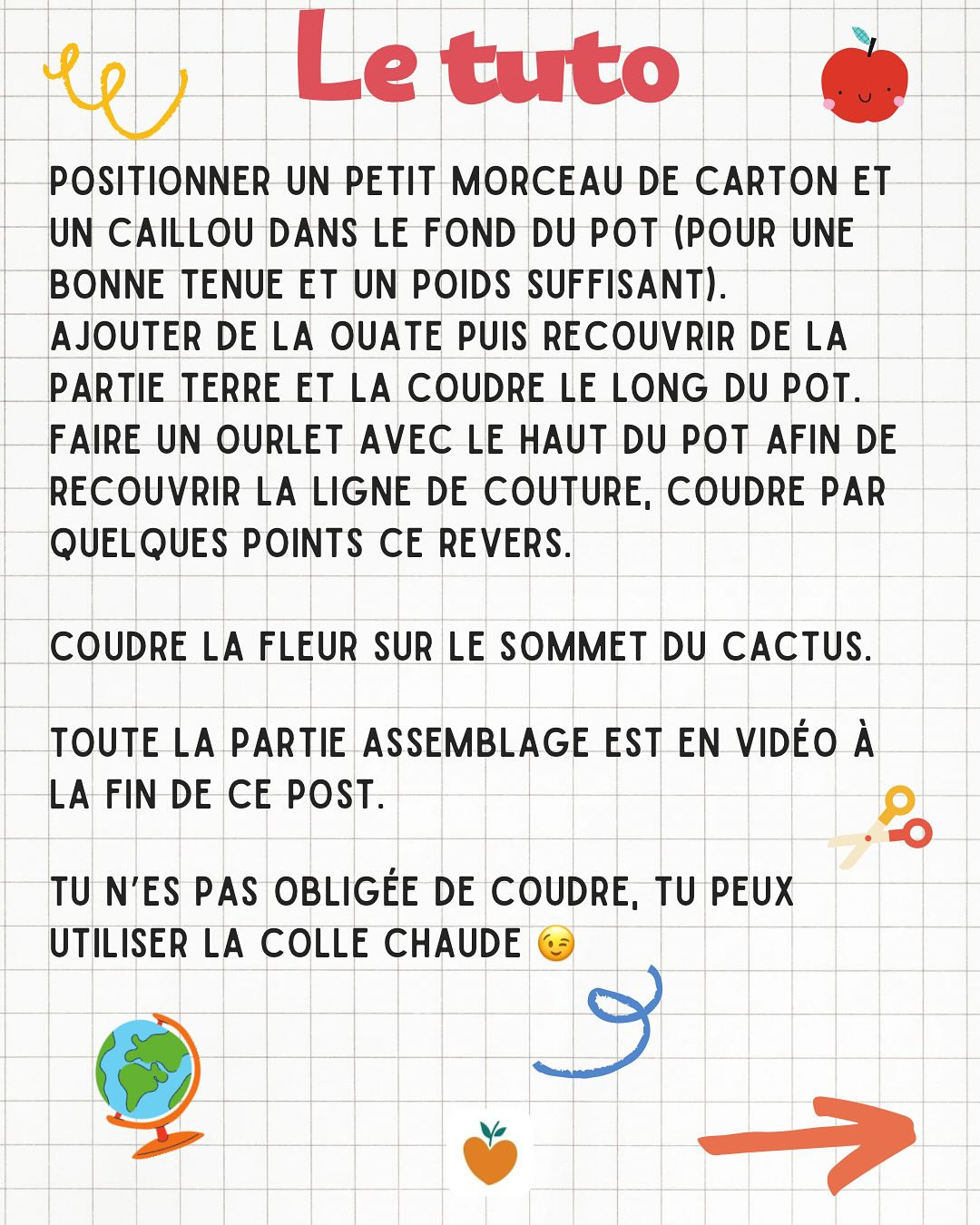 Tutoriel crochet cactus facile pour débutants