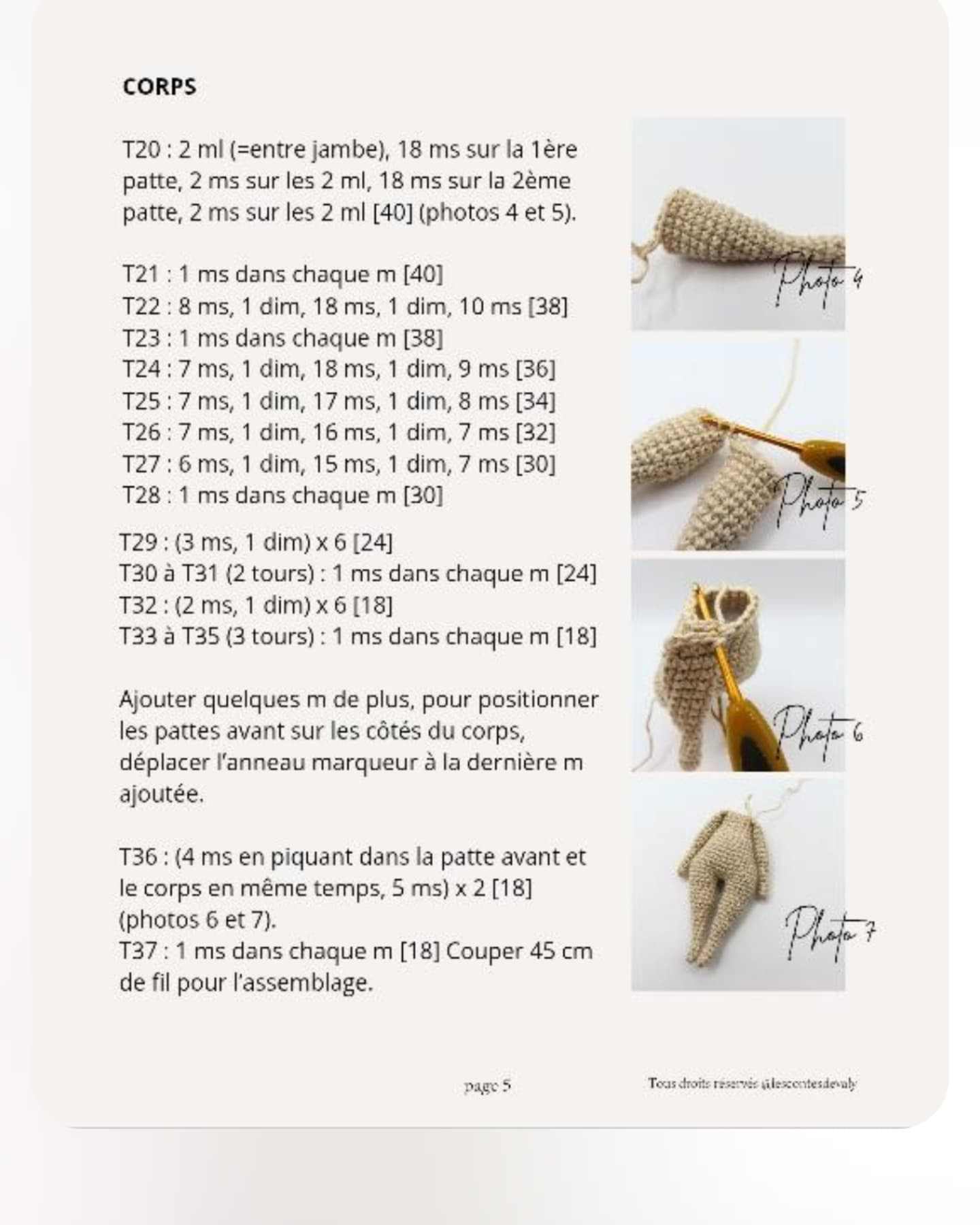 Tutoriel crochet pour coccinelle mignonne et colorée facile à faire