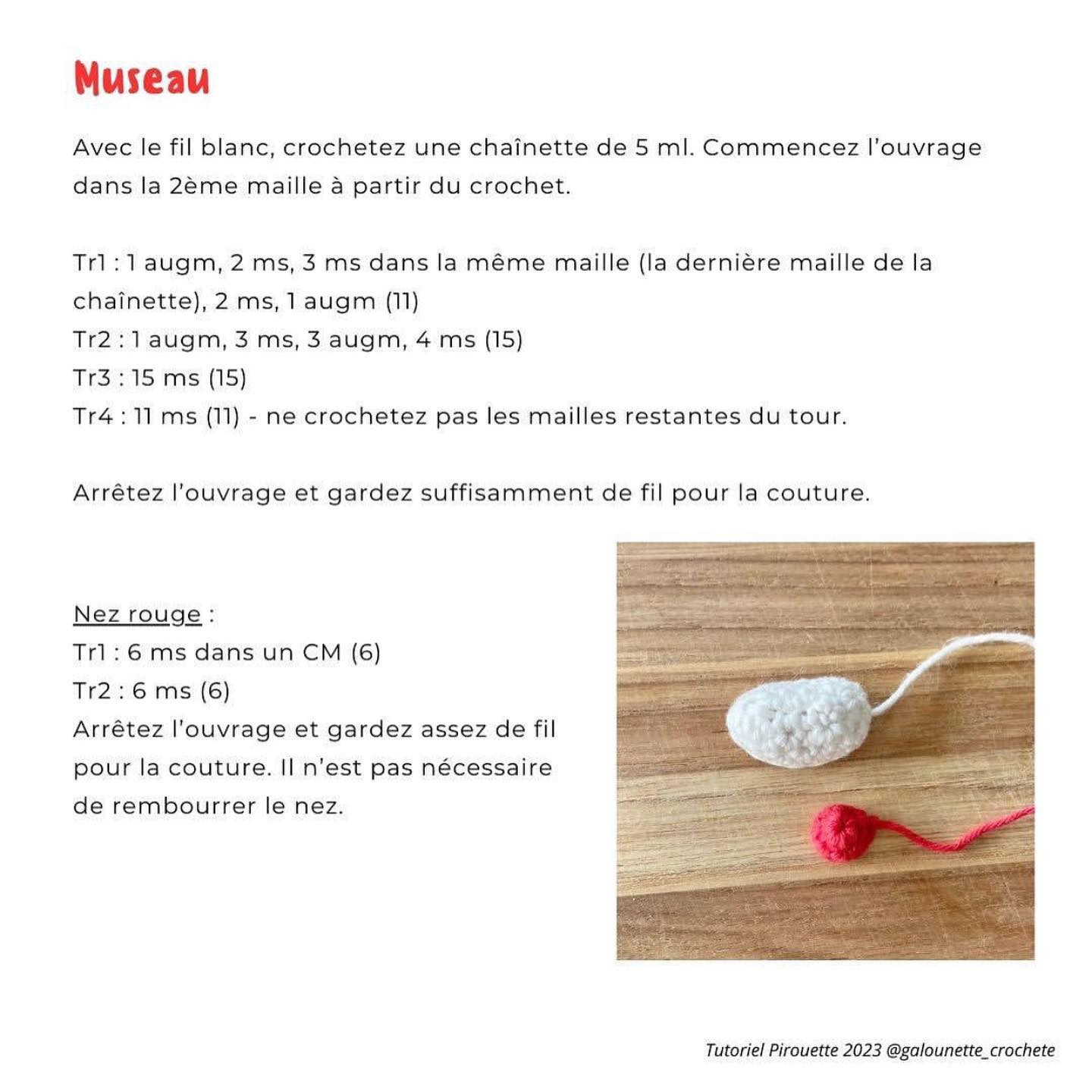 Tutoriel Crochet Renne de Noël Amigurumi Gratuit - Partie 1