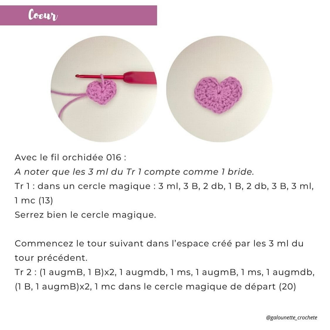Tutoriel gratuit pour créer un cœur au crochet facilement