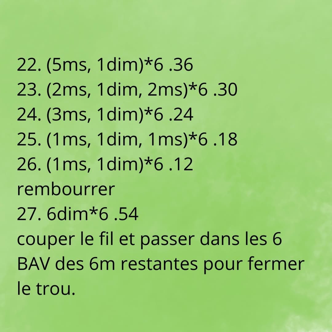 Tutoriel gratuit pour crocheter Bob le monstre amigurumi