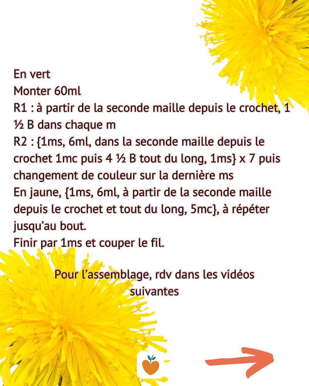 Tutoriel pour crocheter une jolie tulipe en laine facilement