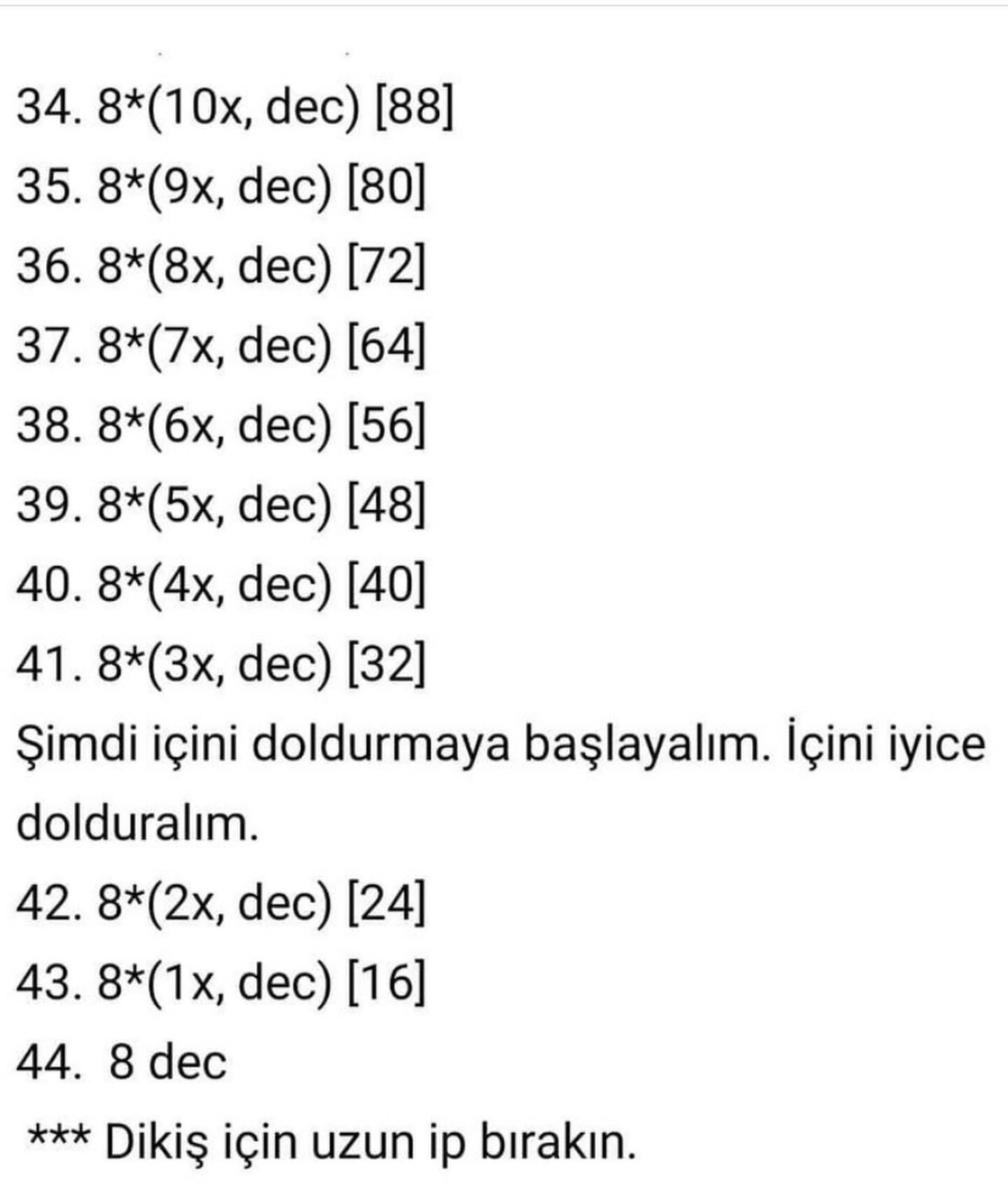 Ücretsiz tarif: Tığ İşi Balkabağı Modeli