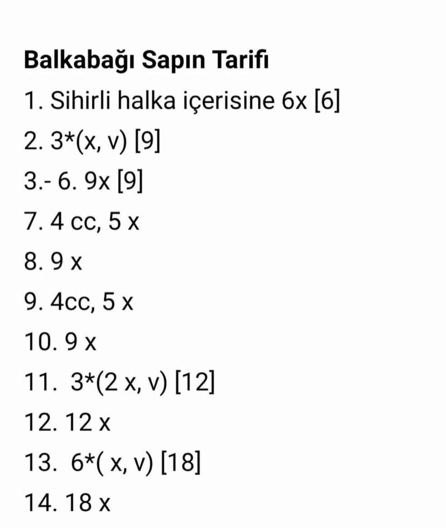 Ücretsiz tarif: Tığ İşi Balkabağı Modeli