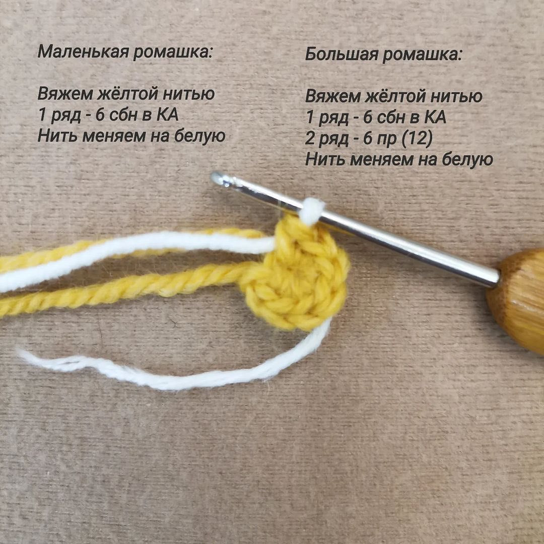 Вязание крючком: цветочные резинки для волос
