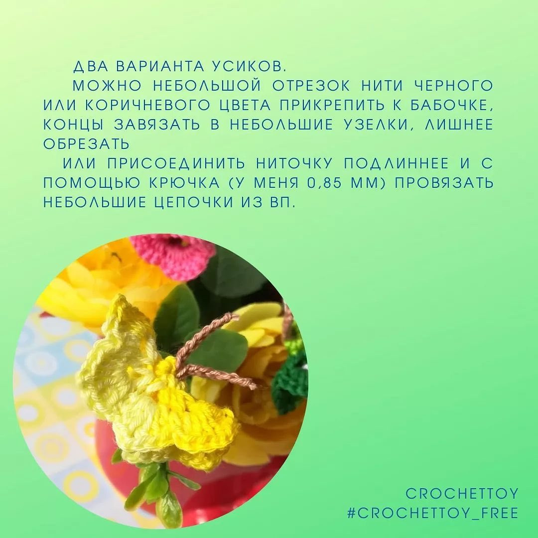 Вязаные крючком бабочки: простой и быстрый мастер-класс