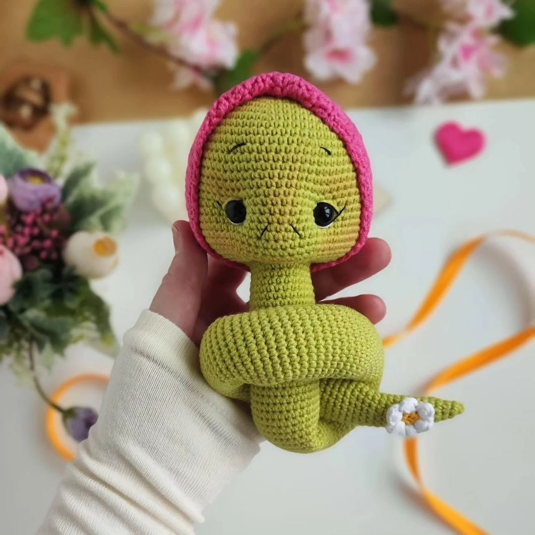 Змеюшка Тори: бесплатное описание игрушки от natika_toys