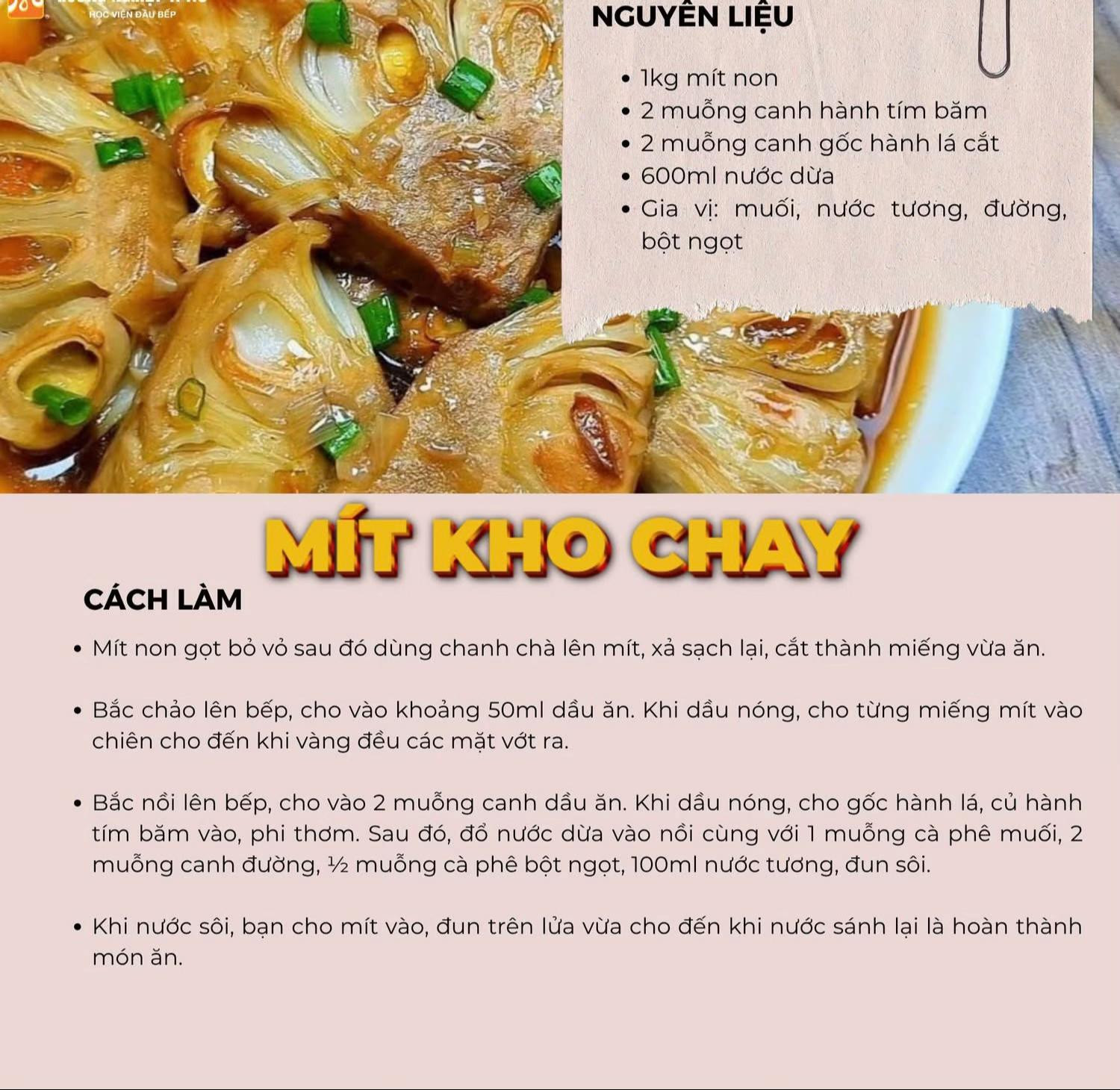4 món chay siêu ngon và dễ nấu