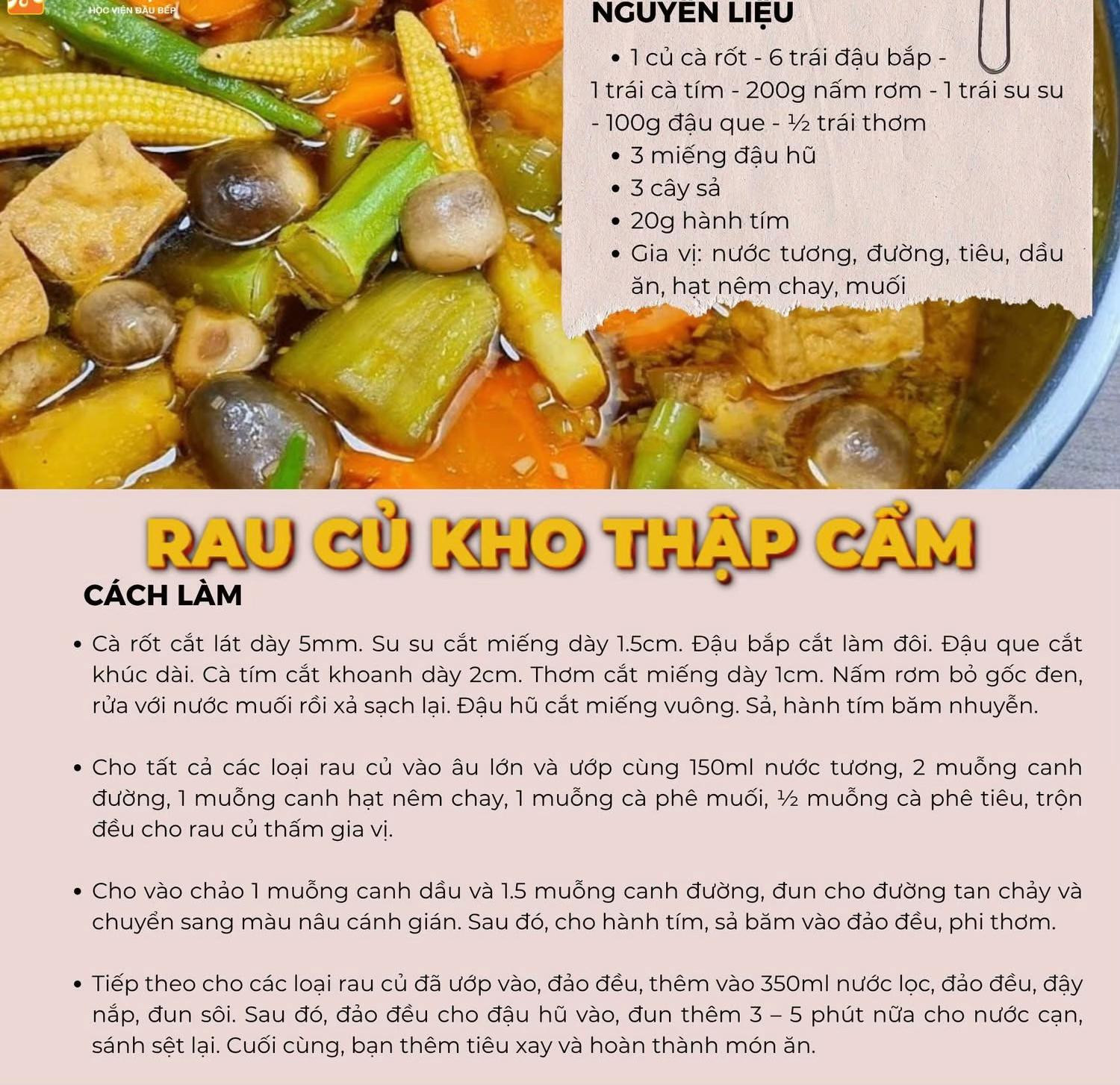 4 món chay siêu ngon và dễ nấu