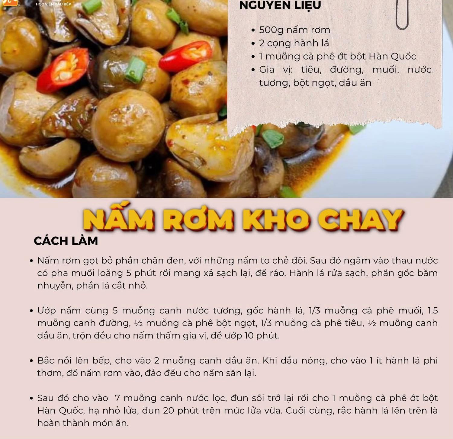 4 món chay siêu ngon và dễ nấu