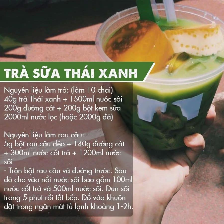 6 công thức trà sữa dễ làm tại nhà
