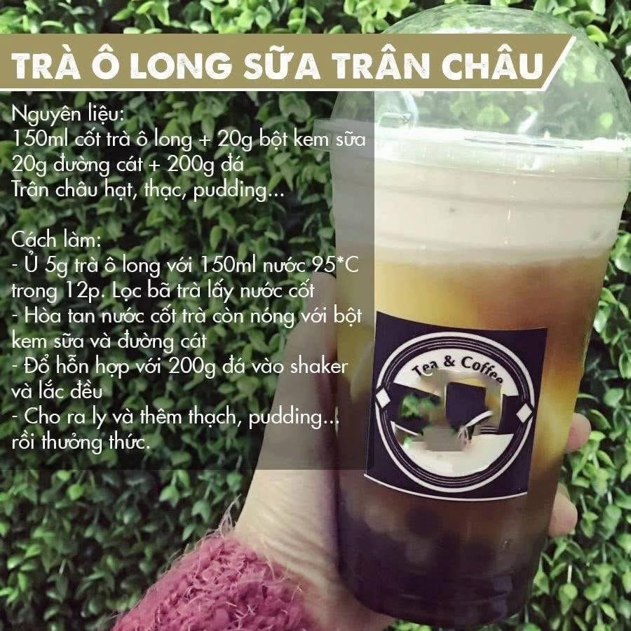 6 công thức trà sữa dễ làm tại nhà