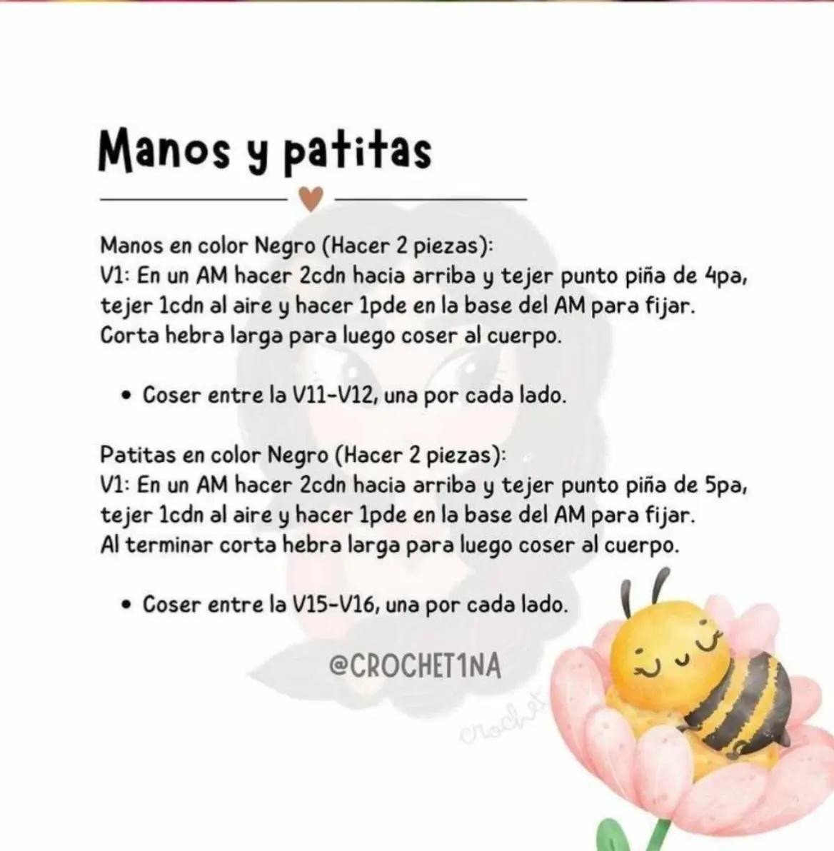 Abeja Amigurumi: Patrón Gratis para Tejer en Casa