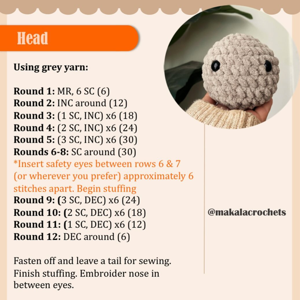 Adorable Crochet Bunny in Pumpkin Costume Free Pattern