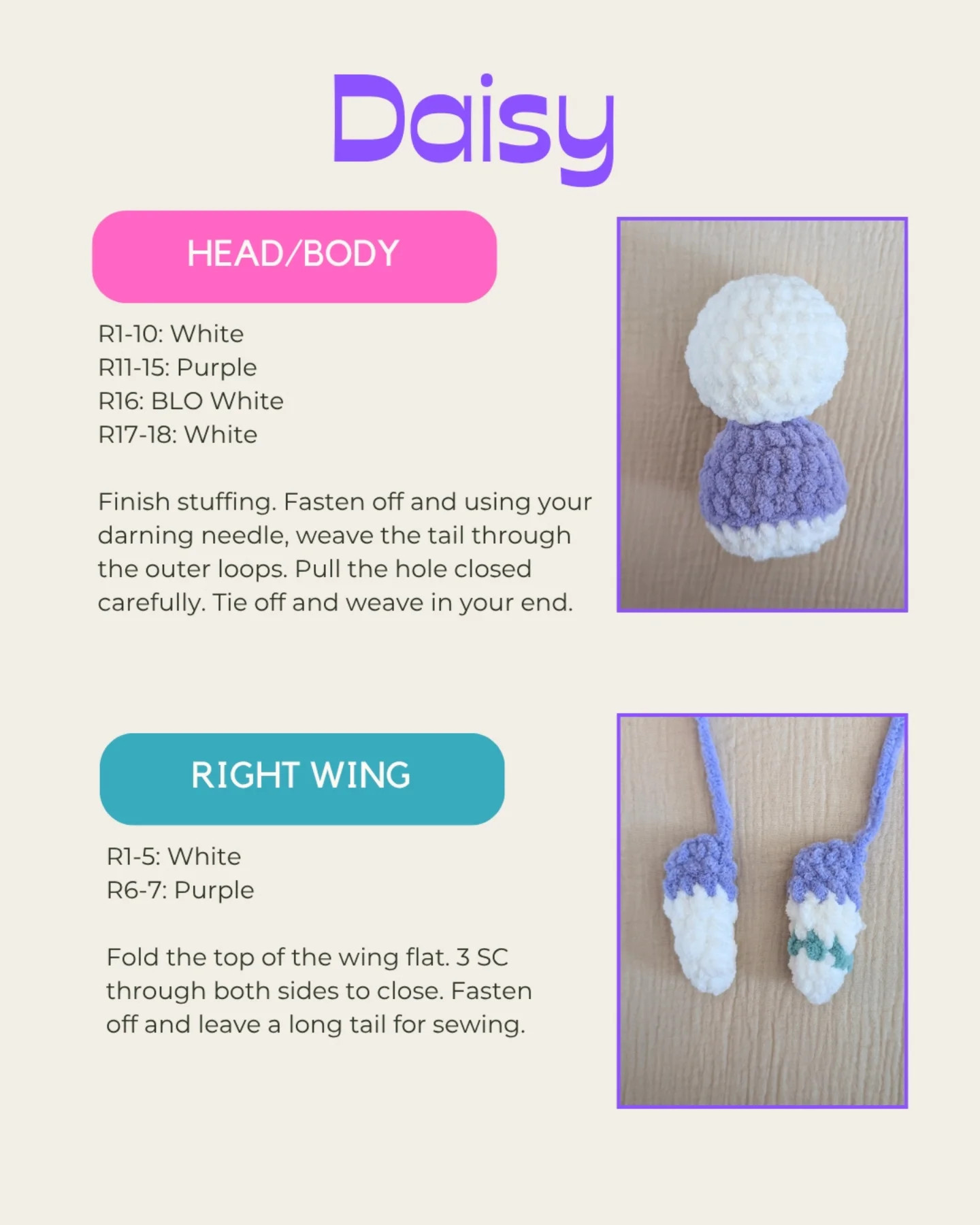 Adorable Crochet Duck Characters Free Pattern