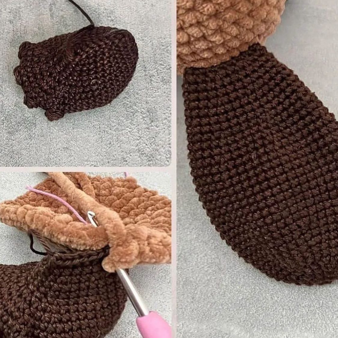 Adorable Crochet Otters Amigurumi Free Pattern for Beginners