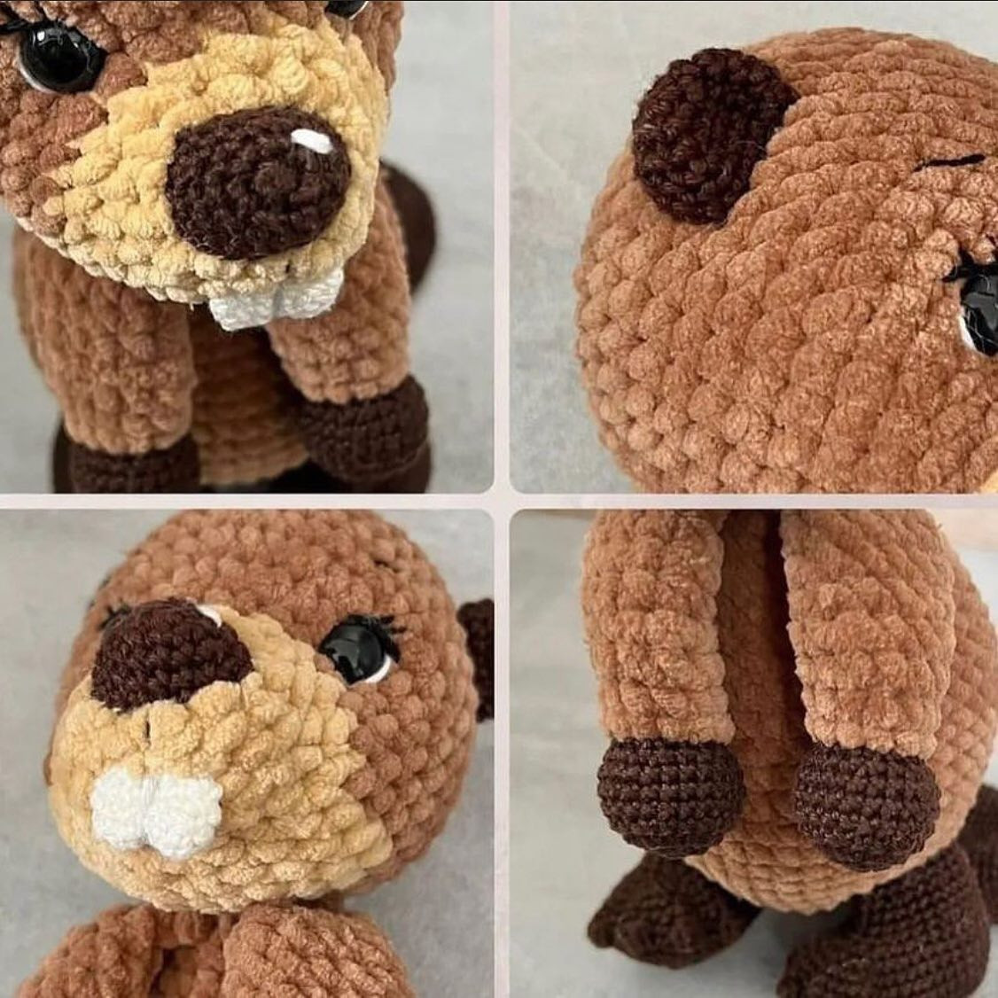 Adorable Crochet Otters Amigurumi Free Pattern for Beginners