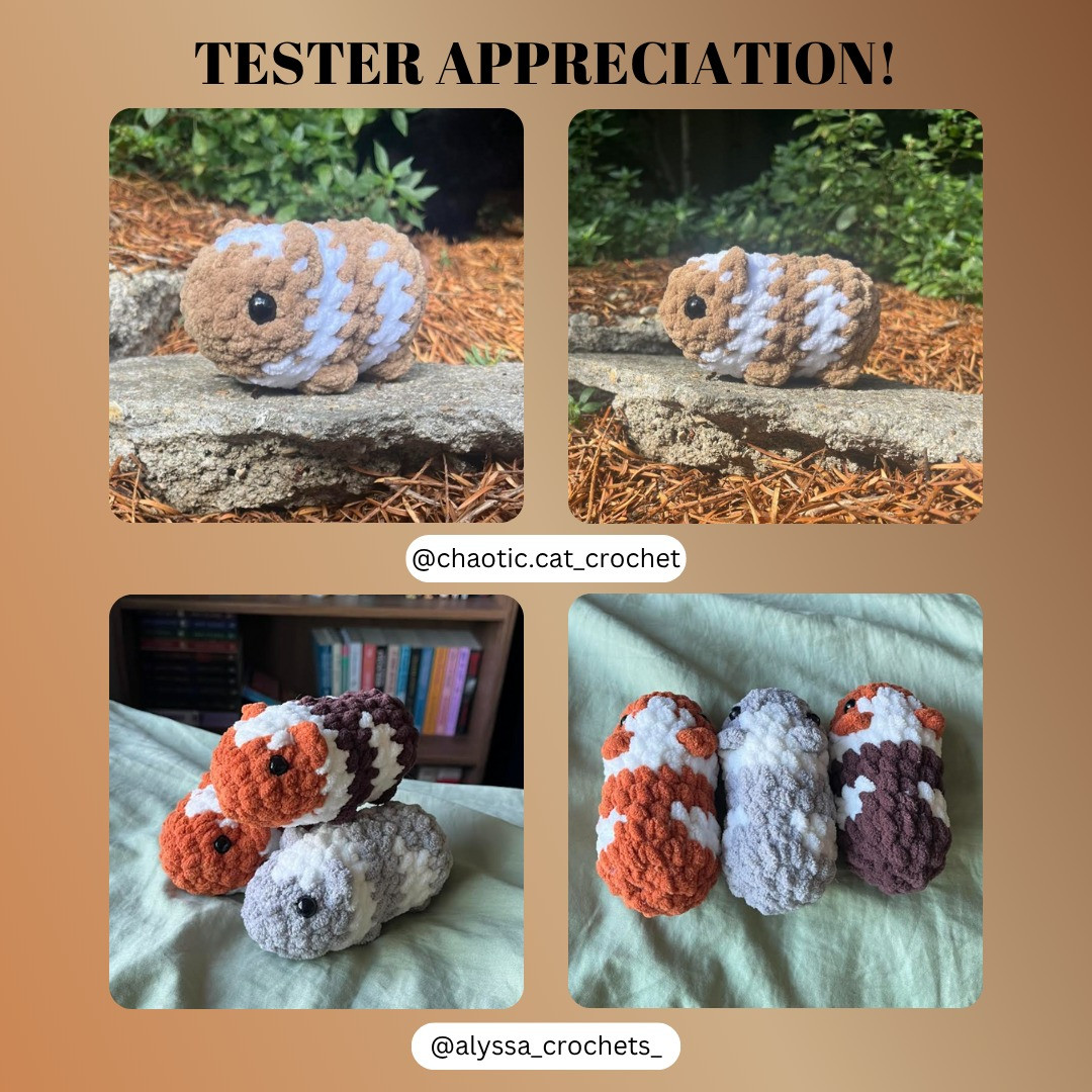 Adorable No-Sew Crochet Guinea Pig Pattern for Beginners