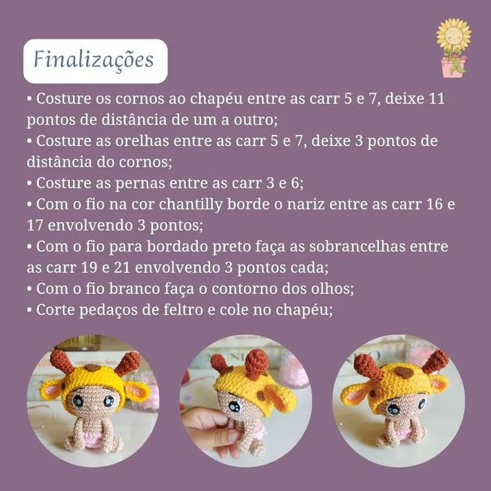 Amigurumi Baby Zoe: Receita Gratuita para Crochê Criativo