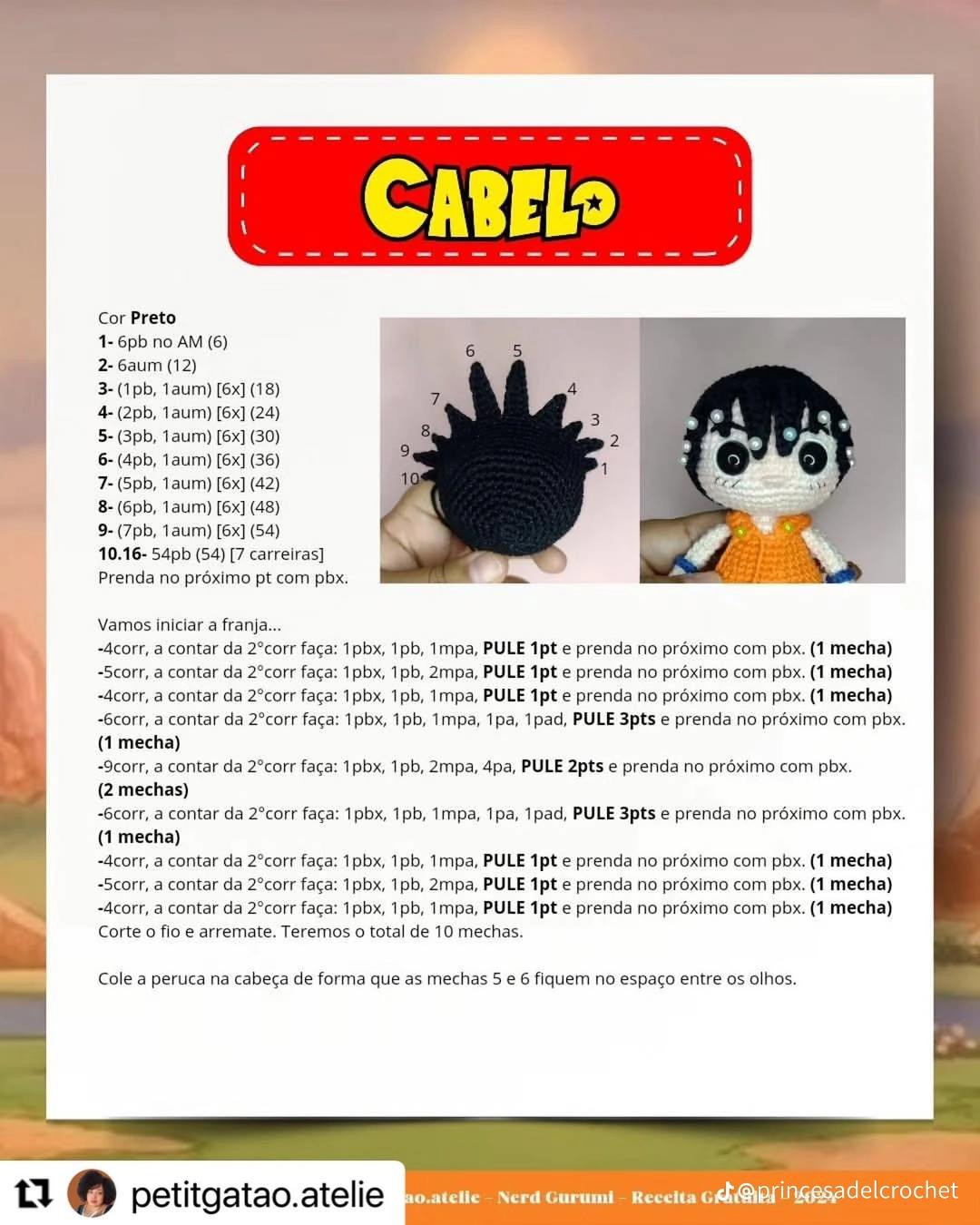 Amigurumi Goku: Receita de Crochê Grátis para Iniciantes