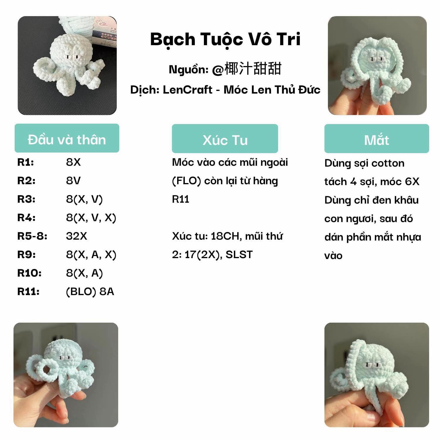 Bạch Tuột Vô Tri Cute.