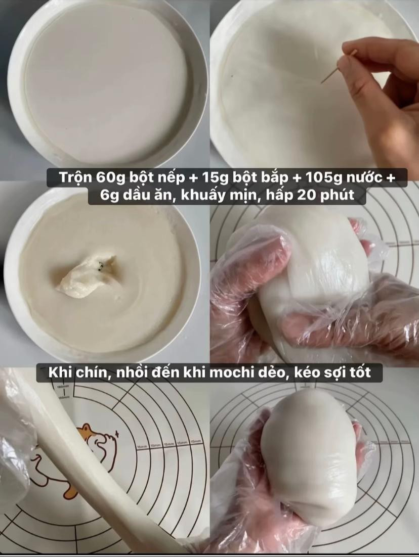 bánh bao mochi khoai môn