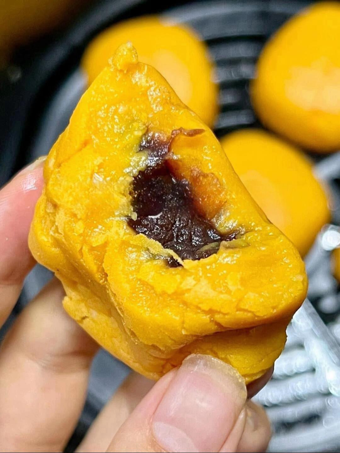 BÁNH KHOAI LANG PHÔ MAI - ĐẬU ĐỎ SIÊU ĐƠN GIẢN BẰNG NỒI CHIÊN KHÔNG DẦU 🍠