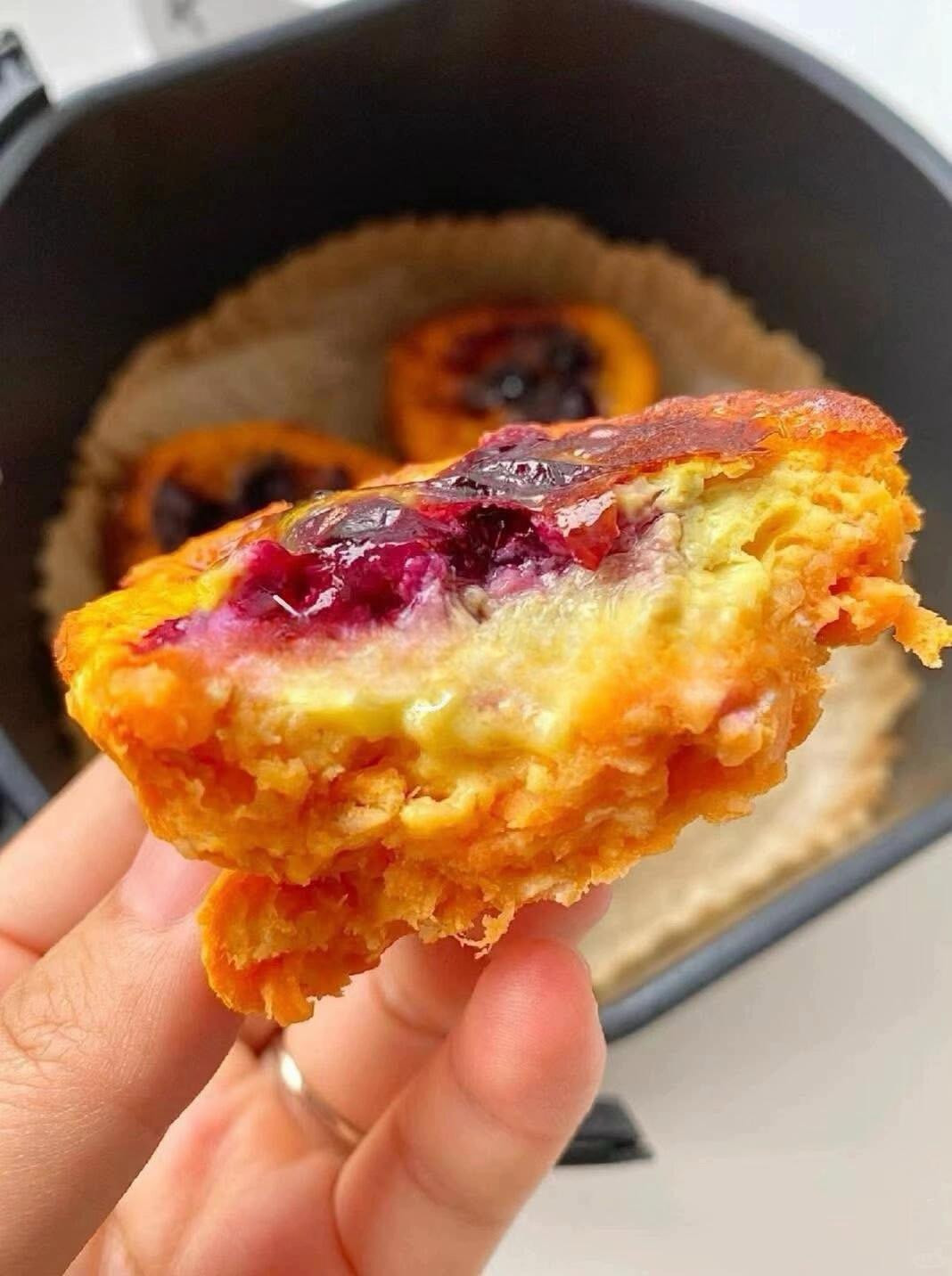 🥞BÁNH KHOAI LANG YẾN MẠCH NƯỚNG NHÂN PHÔ MAI BẰNG NỒI CHIÊN KHÔNG DẦU CỰC HEALTHY 🥯