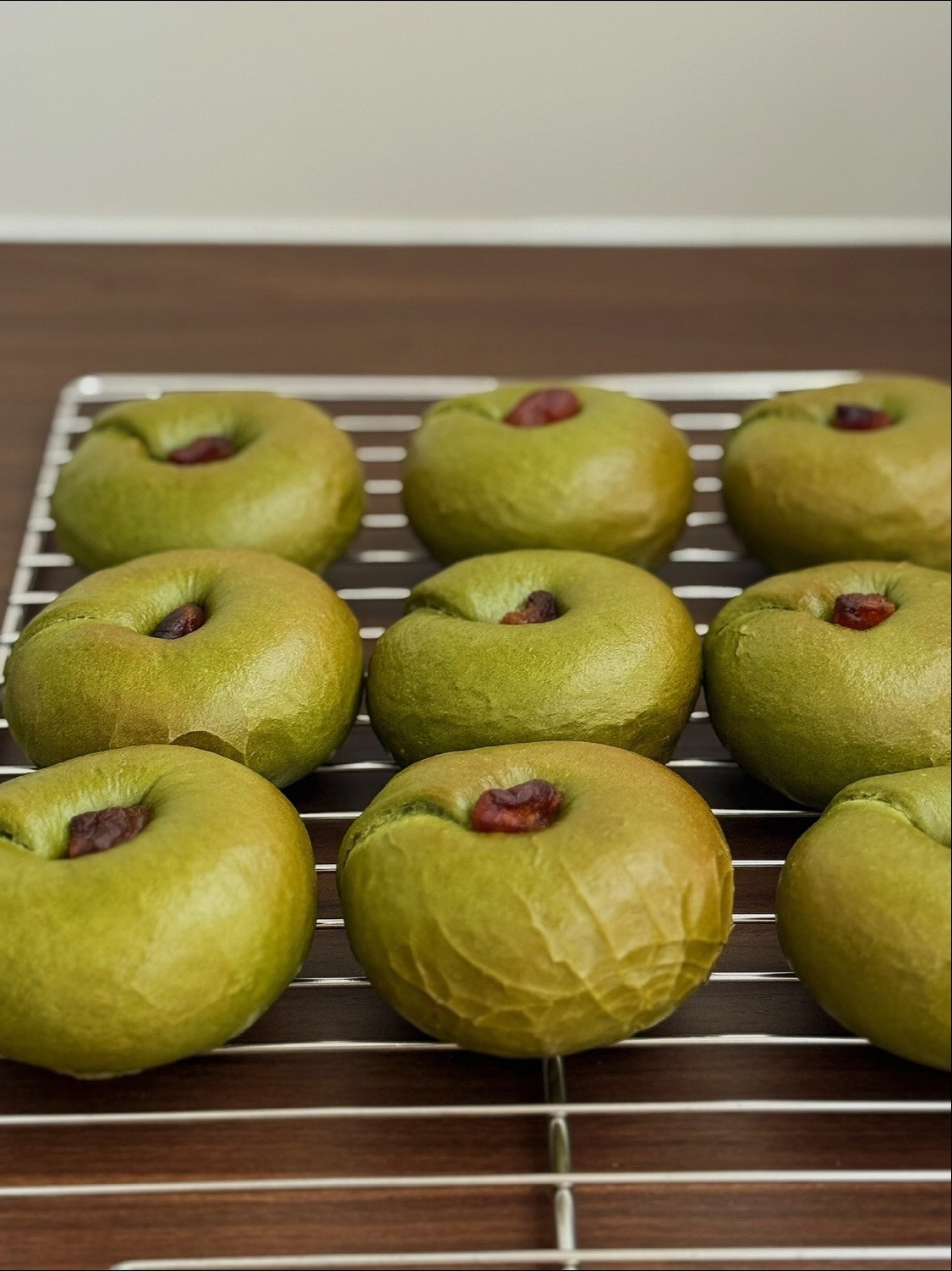 🍵 Bánh mì Bagel sữa chua mơ Matcha