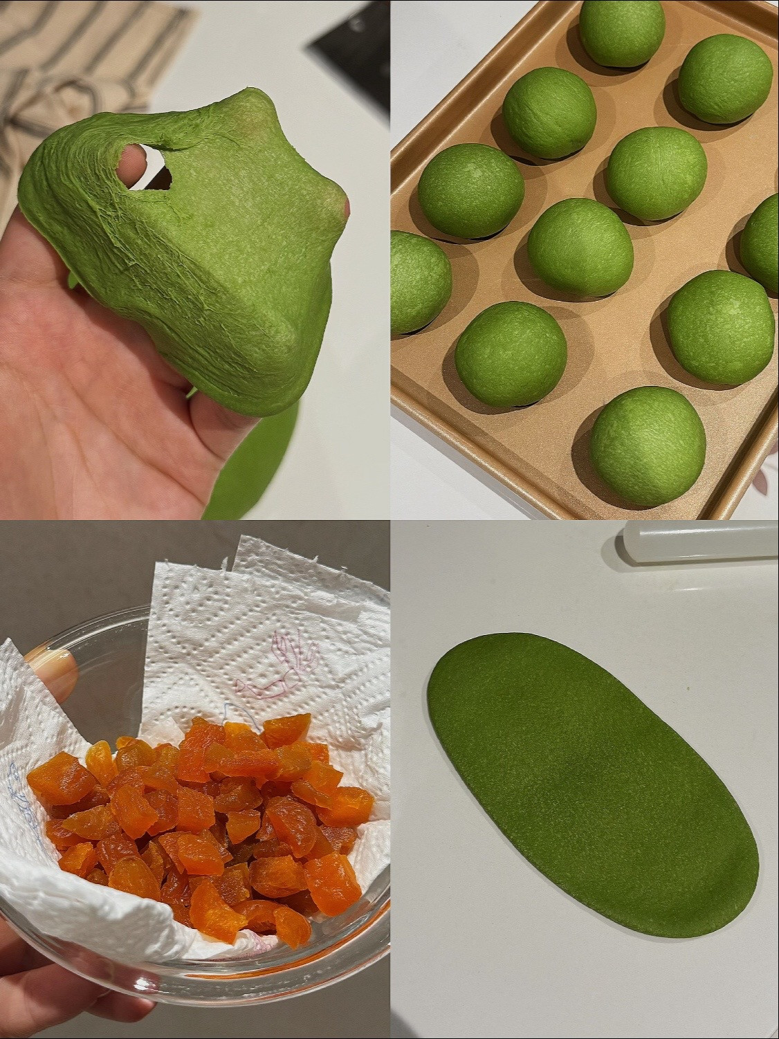 🍵 Bánh mì Bagel sữa chua mơ Matcha