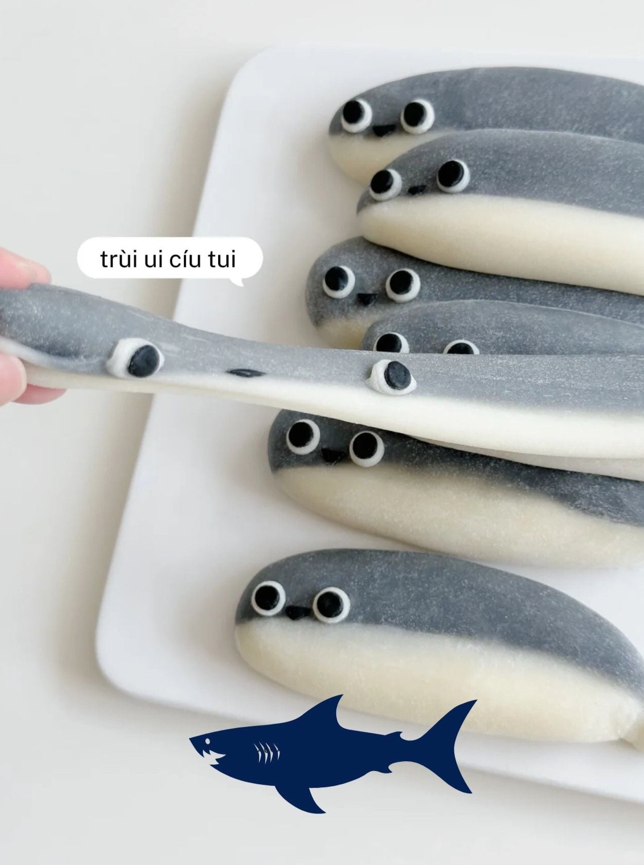 Bánh Mochi Thanh Hình Cá Sacabambaspis (🐟) | Ăn Một Miếng Hết Một Con
