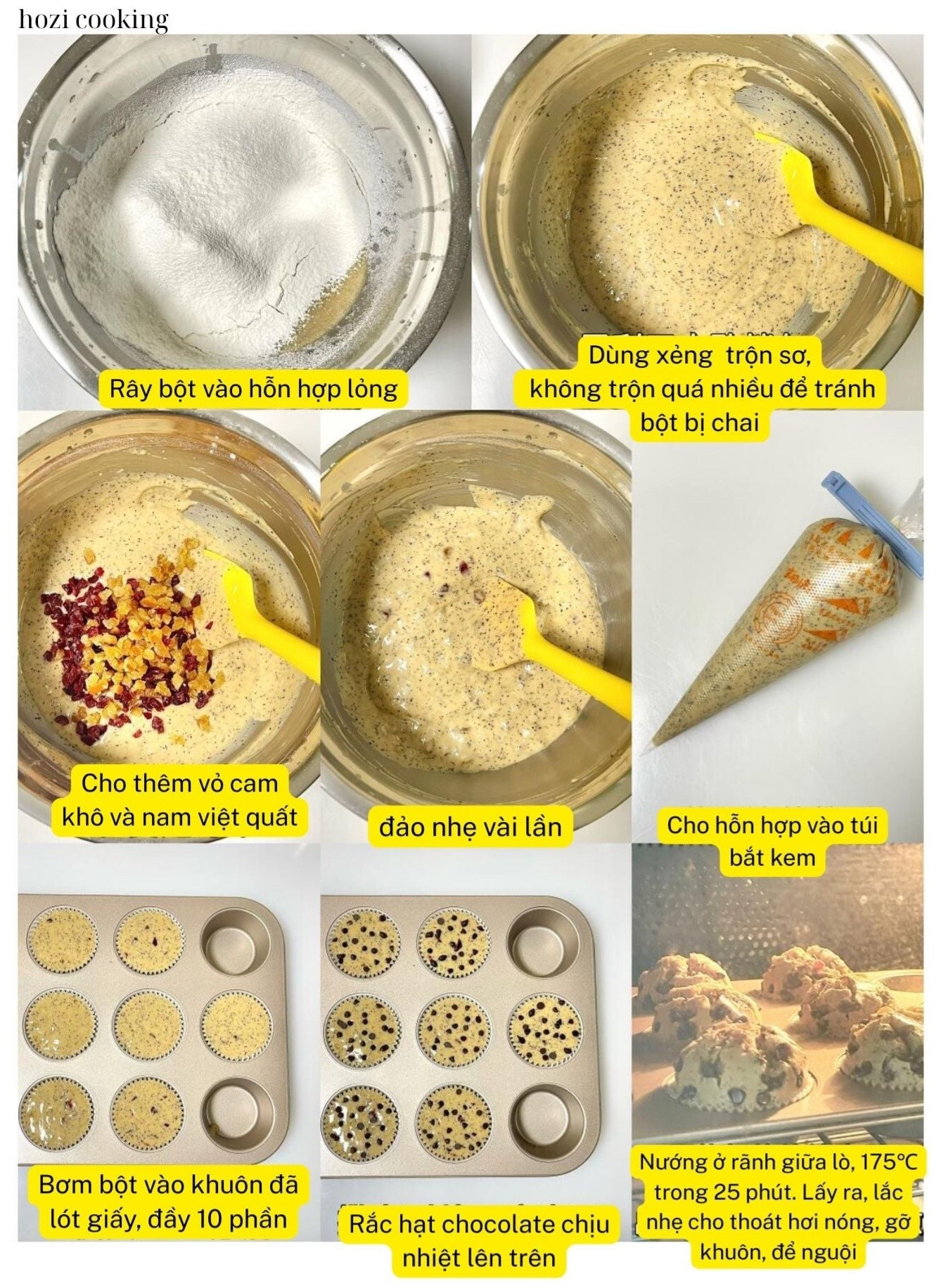 🧁 Bánh Muffin Trà Bá Tước Cam & Nam Việt Quất | Hương vị siêu phong phú‼️
