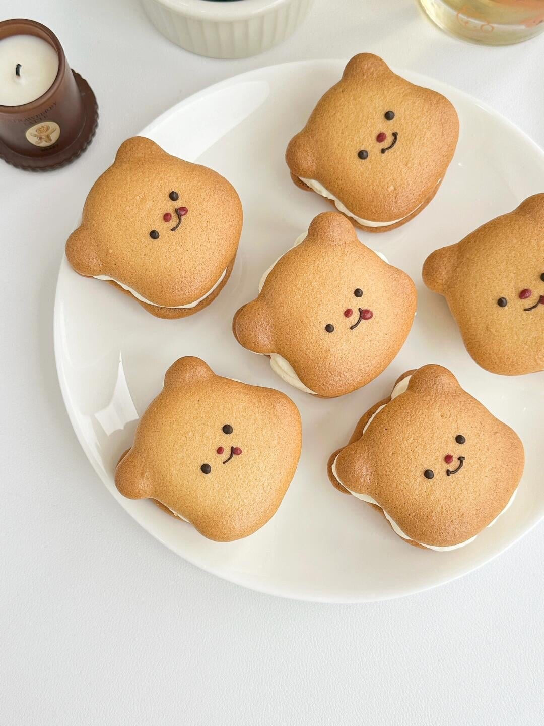 Bánh quy kem gấu nhỏ Earl Grey sầu riêng 🐻🍯