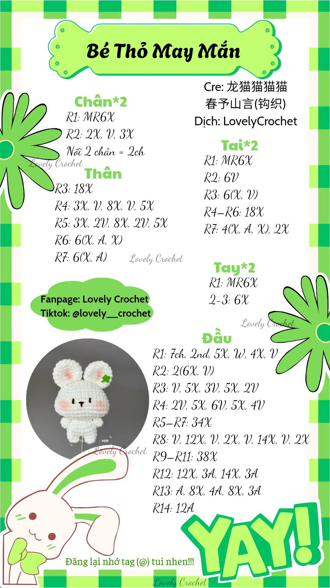 Bé Thỏ May Mắn 🍀