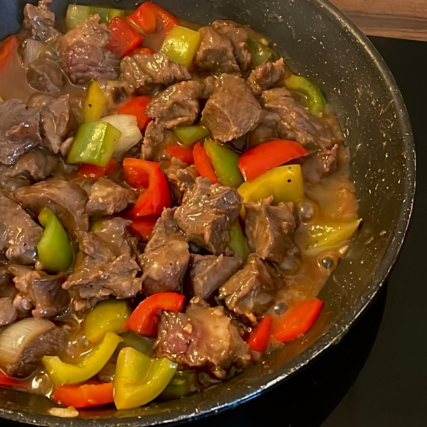 Beef Delight with Bell Peppers