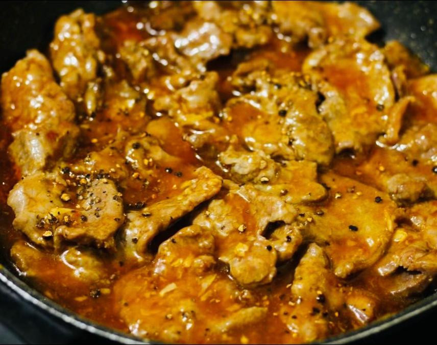 🥩 Bò sốt tiêu đen – Mềm thơm, đậm vị nhà hàng