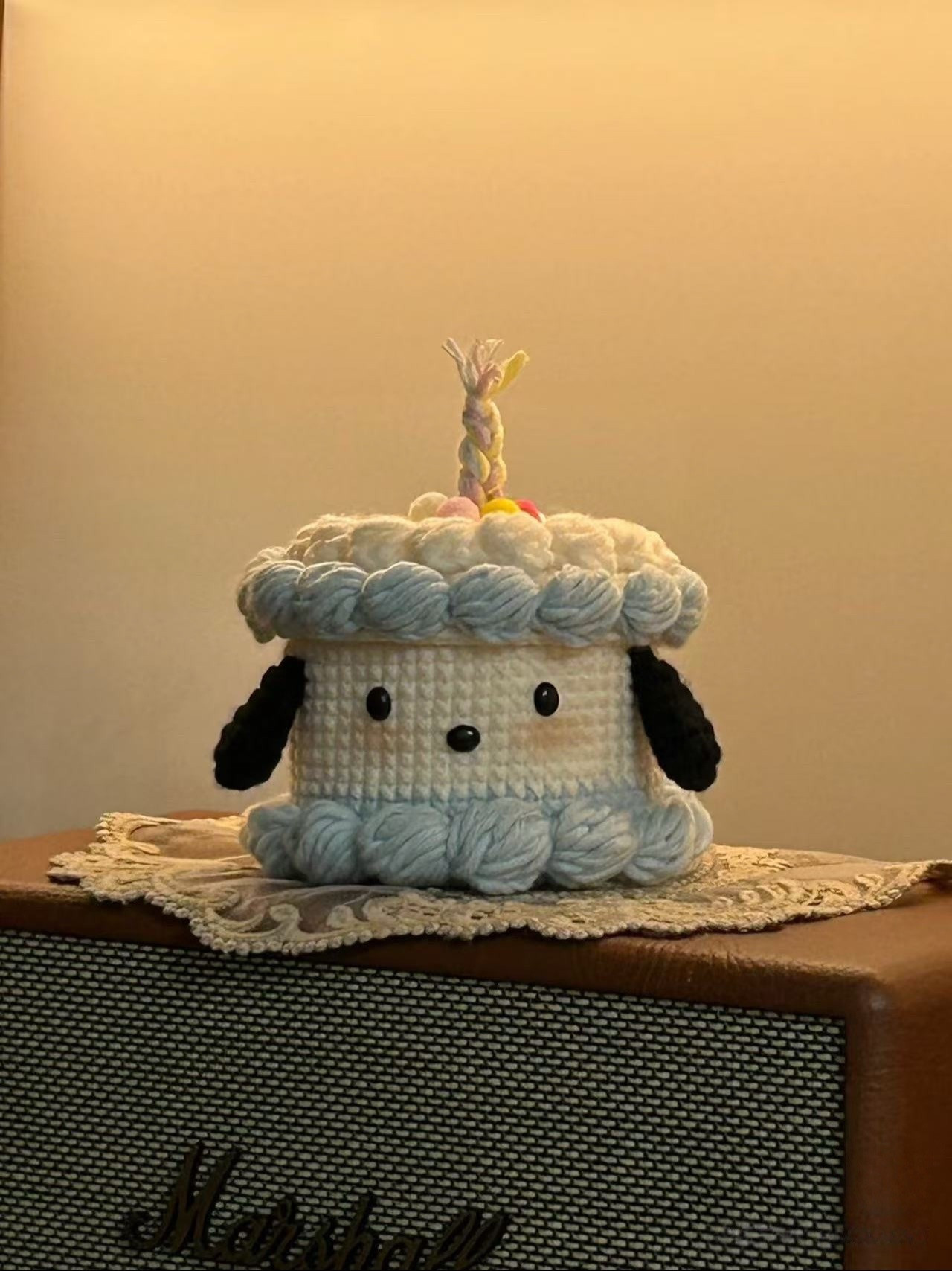 Bolo de crochê fofo de ovelha: um presente encantador e artesanal